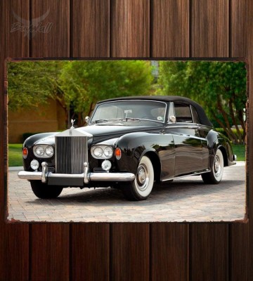 Металлическая табличка Rolls-Royce Silver Cloud Drophead Coupe (III)